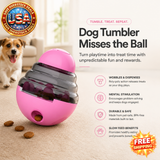 Dog Tumbler Toy for Pets - Training and Snack Dispensing Ball