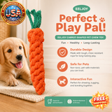 EELJOY Carrot-Shaped Pet Chew Toy for Interactive Play