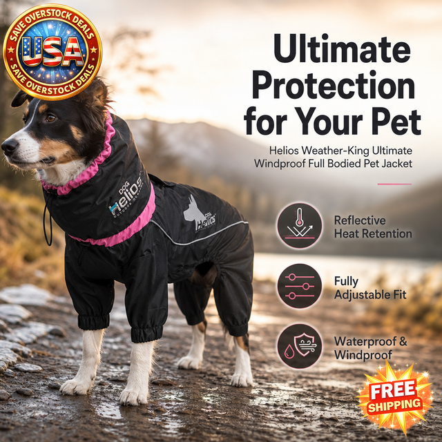 Helios Weather-King Windproof Full Bodied Pet Jacket