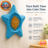 Pet Suction Cup Licking Pad for Dogs and Cats, Sea Star Design