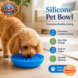 Silicone Slow Feed Pet Bowl - Anti-Choking Dog Supplies