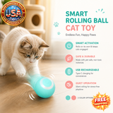 Smart Automatic Rolling Ball Toys for Dogs and Cats
