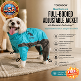 Touchdog Quantum-Ice Adjustable Dog Jacket with Reflective Lining
