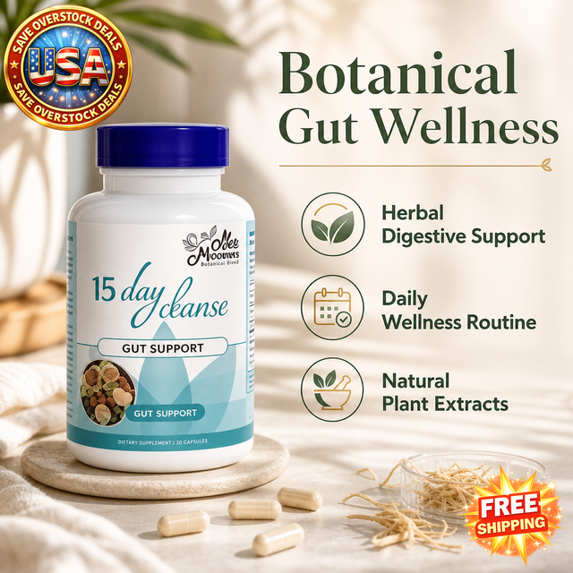 Botanical Blend Gut Wellness Capsules, Natural Dietary Supplement