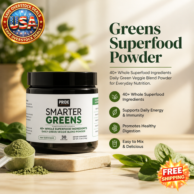 Greens Superfood Powder with 40+ Whole Ingredients, 30 Servings