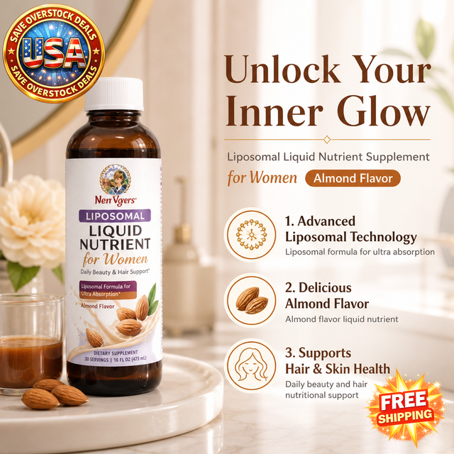 Liposomal Liquid Nutrient Supplement for Women, Almond Flavor
