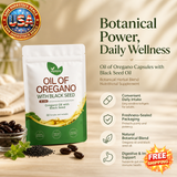 Oil of Oregano and Black Seed Oil Softgels, 60 Count