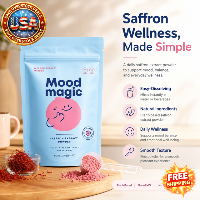 Saffron Extract Powder, Natural Nutritional Drink Mix Supplement