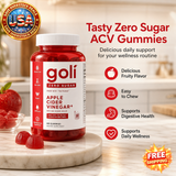 Zero Sugar Apple Cider Vinegar Gummies, Chewable Supplement