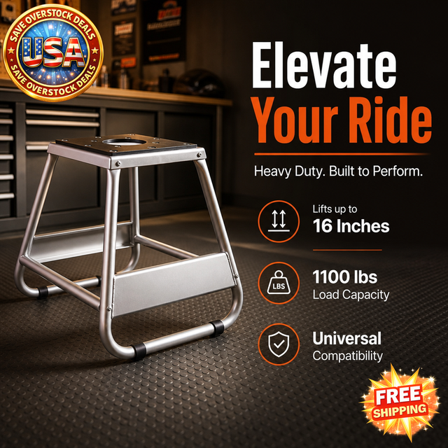 Heavy Duty Dirt Bike Stand with 1100 lbs Load Capacity