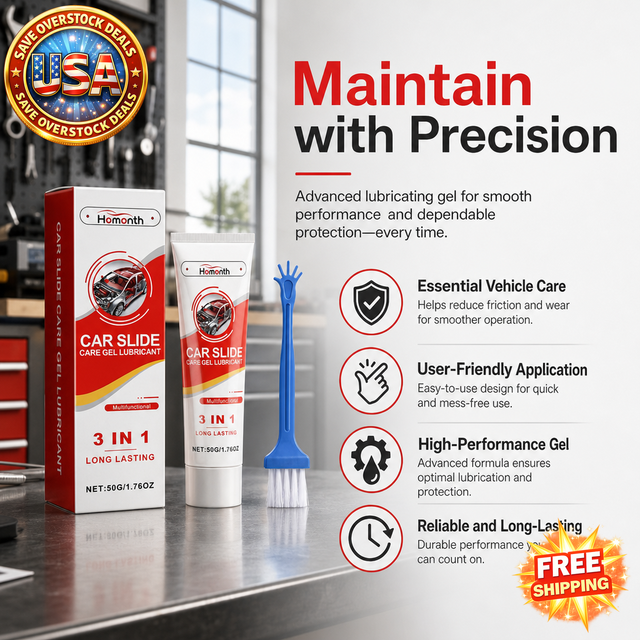 HOMONTH Automotive Maintenance Lubricating Gel Kit, 50 g