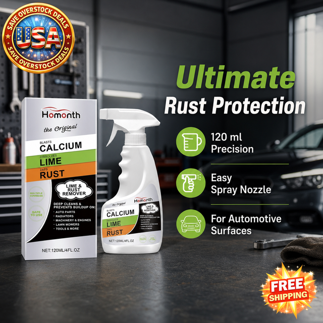 HOMONTH Automotive Rust Care Spray, 120 ml for Vehicle Care