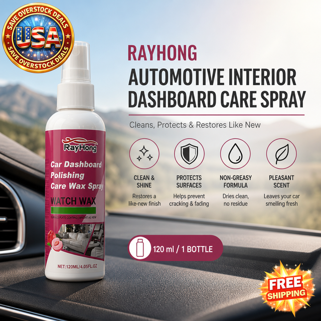 RAYHONG Automotive Interior Dashboard Care Spray, 120 ml