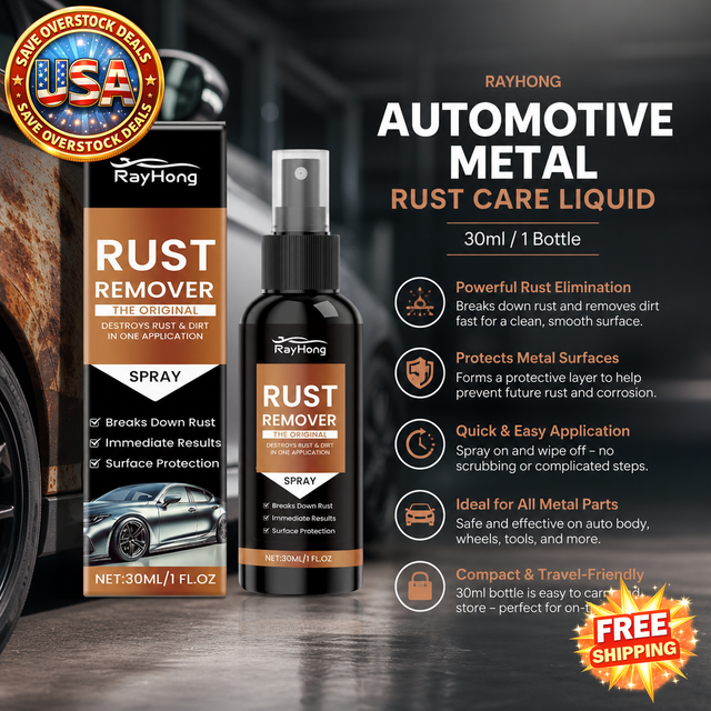 RAYHONG Automotive Metal Rust Care Liquid, 30 ml Bottle