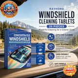 RAYHONG Windshield Cleaning Tablets, 20 Pieces for Vehicle Care