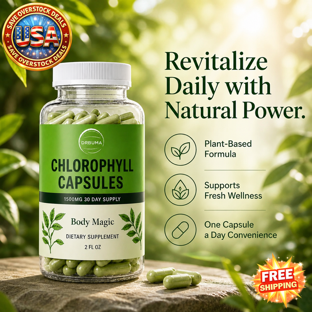 Chlorophyll Capsules, 30 Count - Natural Plant Formula