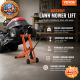 Adjustable Lawn Mower Lift with Hydraulic Jack, 500/880 Lbs