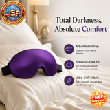 3D Adjustable Sleep Mask for Men and Women - Light Blocking