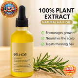 Natural Hair Growth Oil - Rosemary Anti Hair Loss Serum