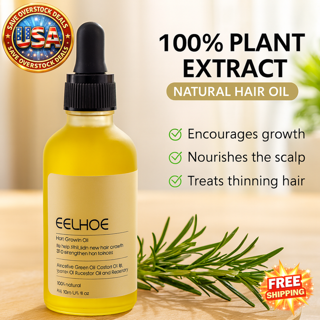 Natural Hair Growth Oil - Rosemary Anti Hair Loss Serum