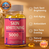 L-Glutathione 5000mcg Capsules for Dark Spot Brightening & Anti-Aging