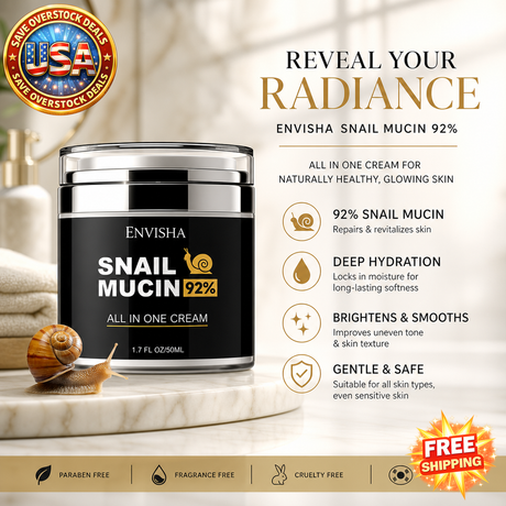 Snail Mucus Facial Cream - Firming Anti-Aging Moisturizer
