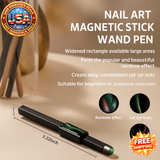 Nail Art Magnetic Stick Wand Pen Set for 3D Gel Painting - 4 Tools