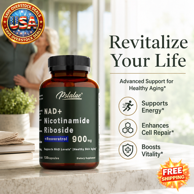 NAD+ Nicotinamide Riboside with Resveratrol - 120 Capsules