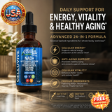Celluvive Liquid Drops with NAD+, Resveratrol, and Taurine