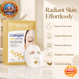 Korean Collagen Anti Wrinkle Facial Mask - 10pcs Set