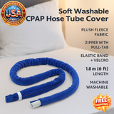 CPAP Hose Cover 1.8m Soft Washable Zippered Tubing Wrap Protector