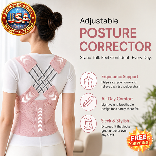 Adjustable Back Support Belt | Unisex Posture Support Brace