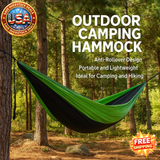 Portable Double Camping Hammock - Anti-Rollover for Outdoor Use