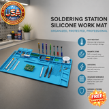 Silicone Soldering Station Mat Heat Resistant Anti-Static