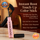 Instant Root Touch-Up Color Stick - Portable Hair Dye Pen for Quick Coverage