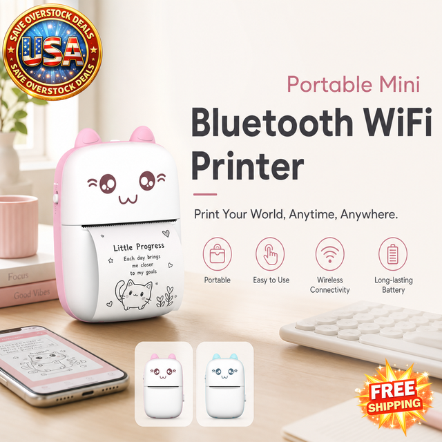 Portable Mini Bluetooth Pocket Printer for Mobile Photos