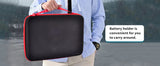 Battery Organizer Case with Tester for 150+ Batteries, Hard Shell Storage