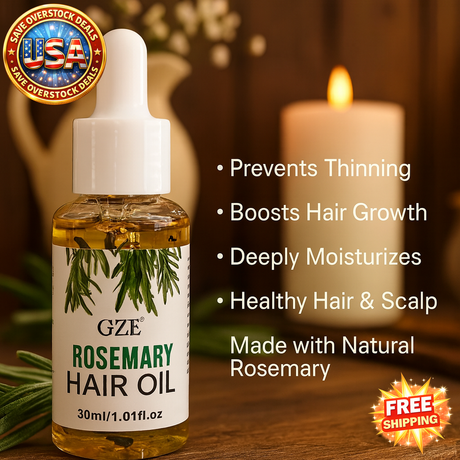 GZE Rosemary Oil for Hair - Strengthens All Hair Types