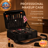 Professional Makeup Case Large Capacity Cosmetic Organizer for Travel
