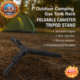 Outdoor Camping Gas Canister Rack Tripod Stand Base for Stove Accessories