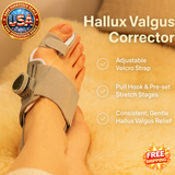 Hallux Valgus Corrector for Bunions - Toe Separator Foot Care Device