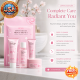 Sakura Skin Care Sets for Women - Cleanser, Serum, Eye Cream