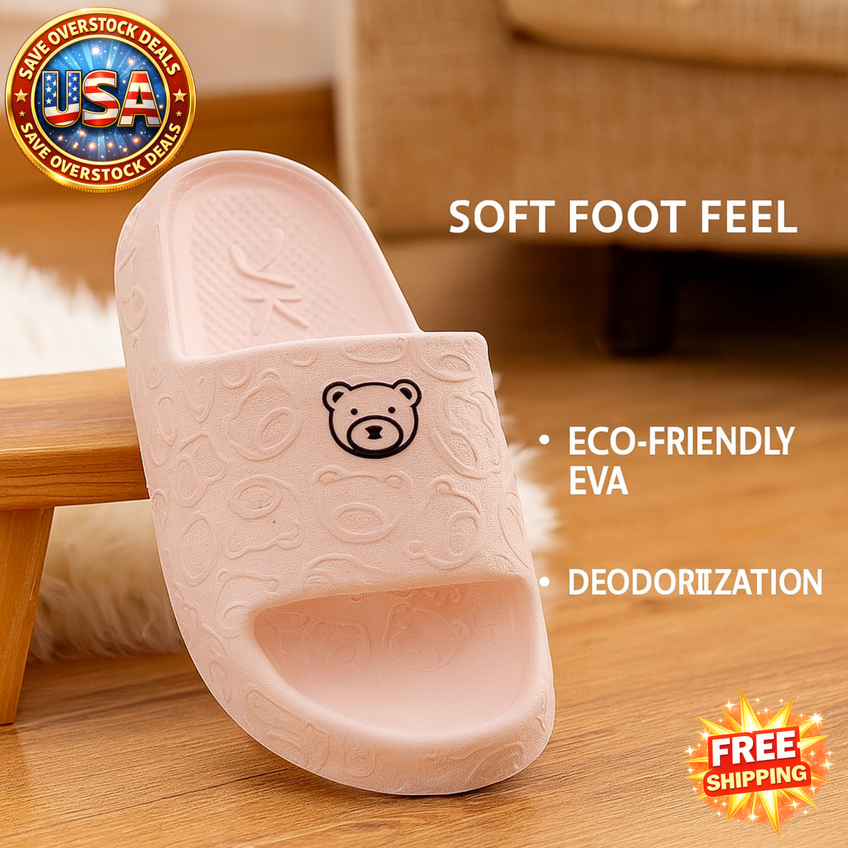 EVA Slippers for Women | Cute Cartoon Design | Indoor Comfort | Slip-On