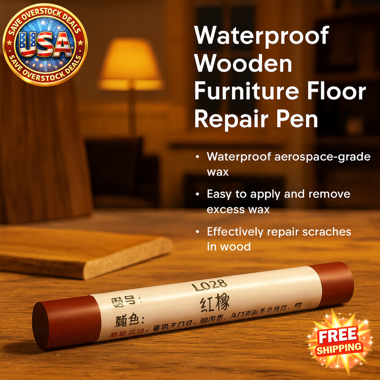 Waterproof Wooden Furniture Repair Pen for Scratches - Home Improvement Tool