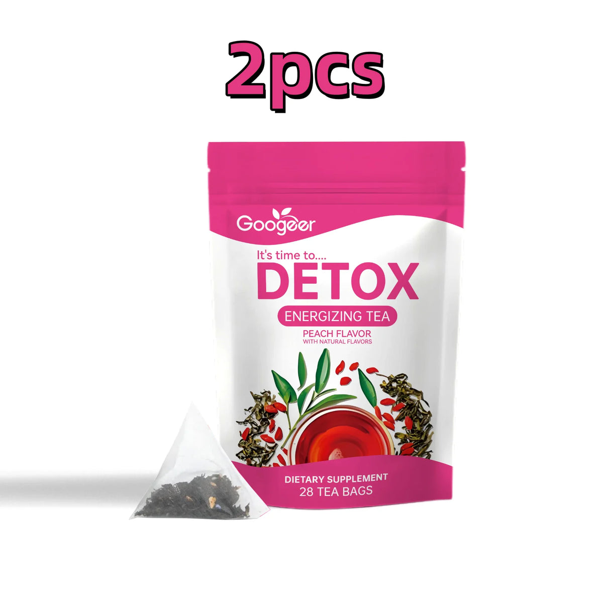 Herbal Detox Tea for Daily Routines, 28pcs, Convenient Format