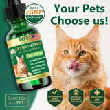 PetFit Naturals 2oz Liquid Cat Vitamins with Probiotics and Omega-3