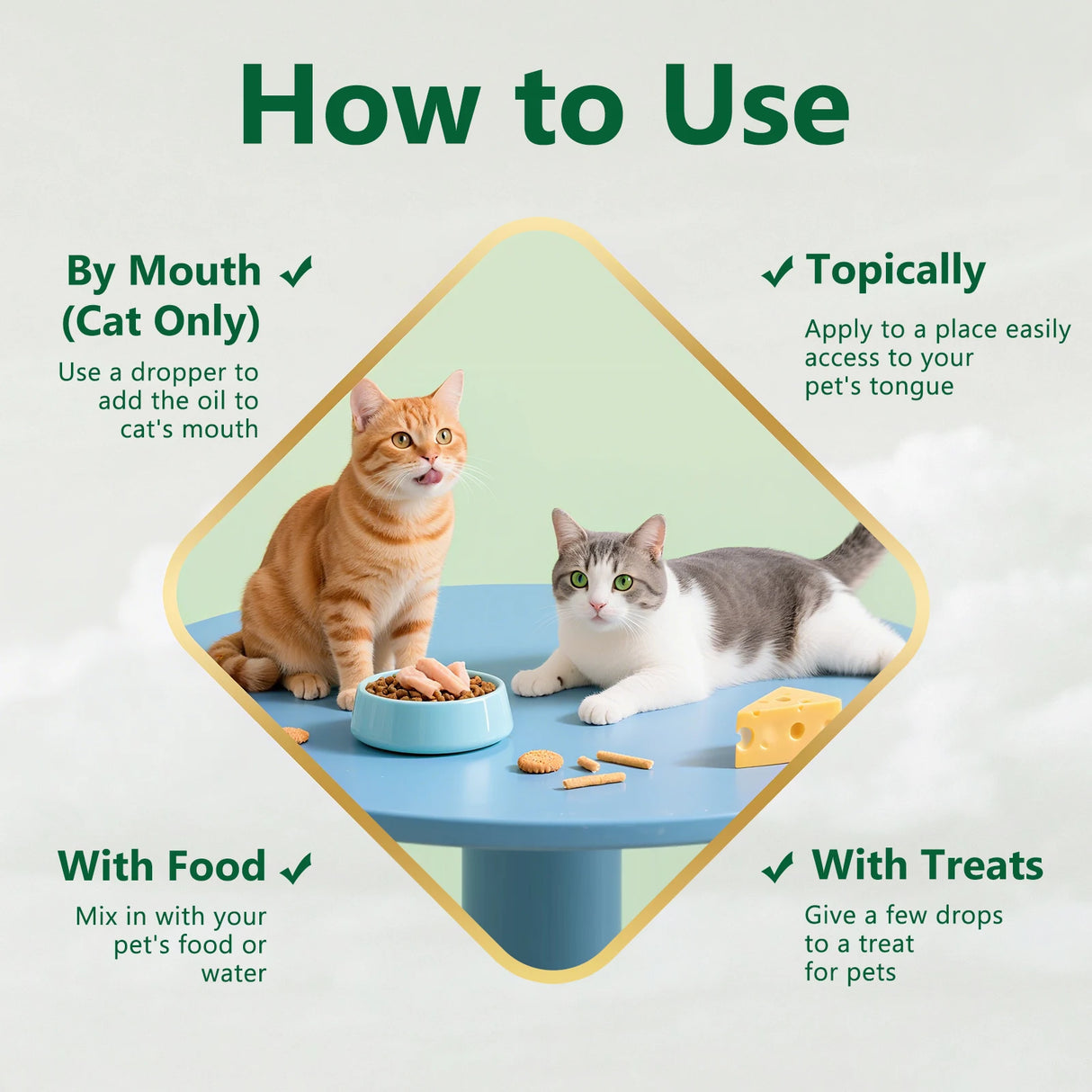 PetFit Naturals 2oz Liquid Cat Vitamins with Probiotics and Omega-3