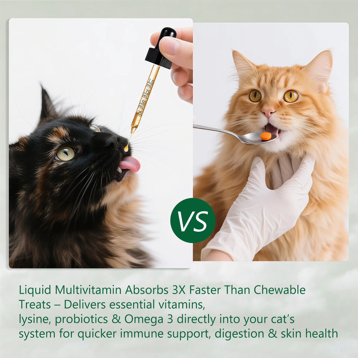PetFit Naturals 2oz Liquid Cat Vitamins with Probiotics and Omega-3