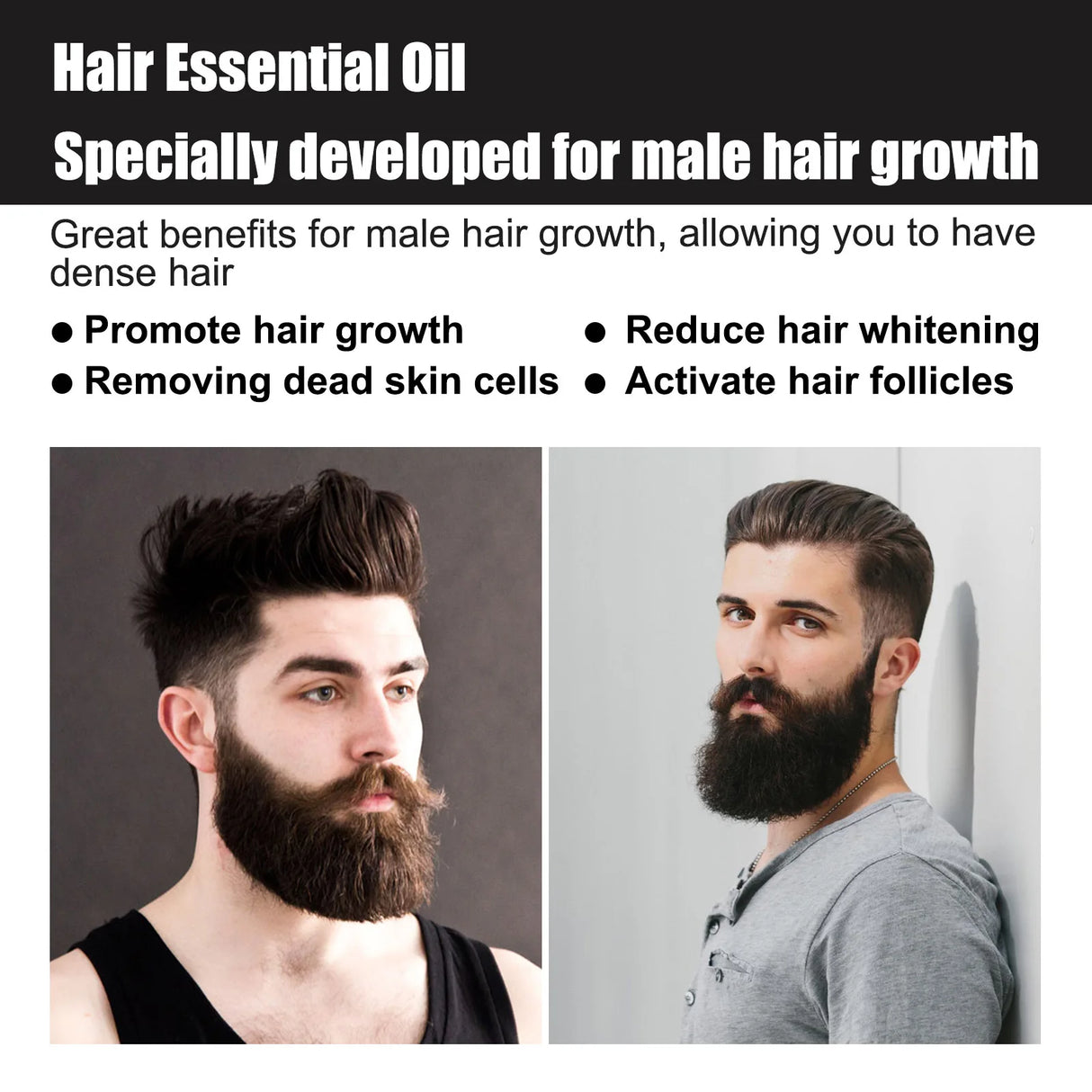 Men's Hair Essence 30ml - Nourishing & Moisturizing Scalp Treatment