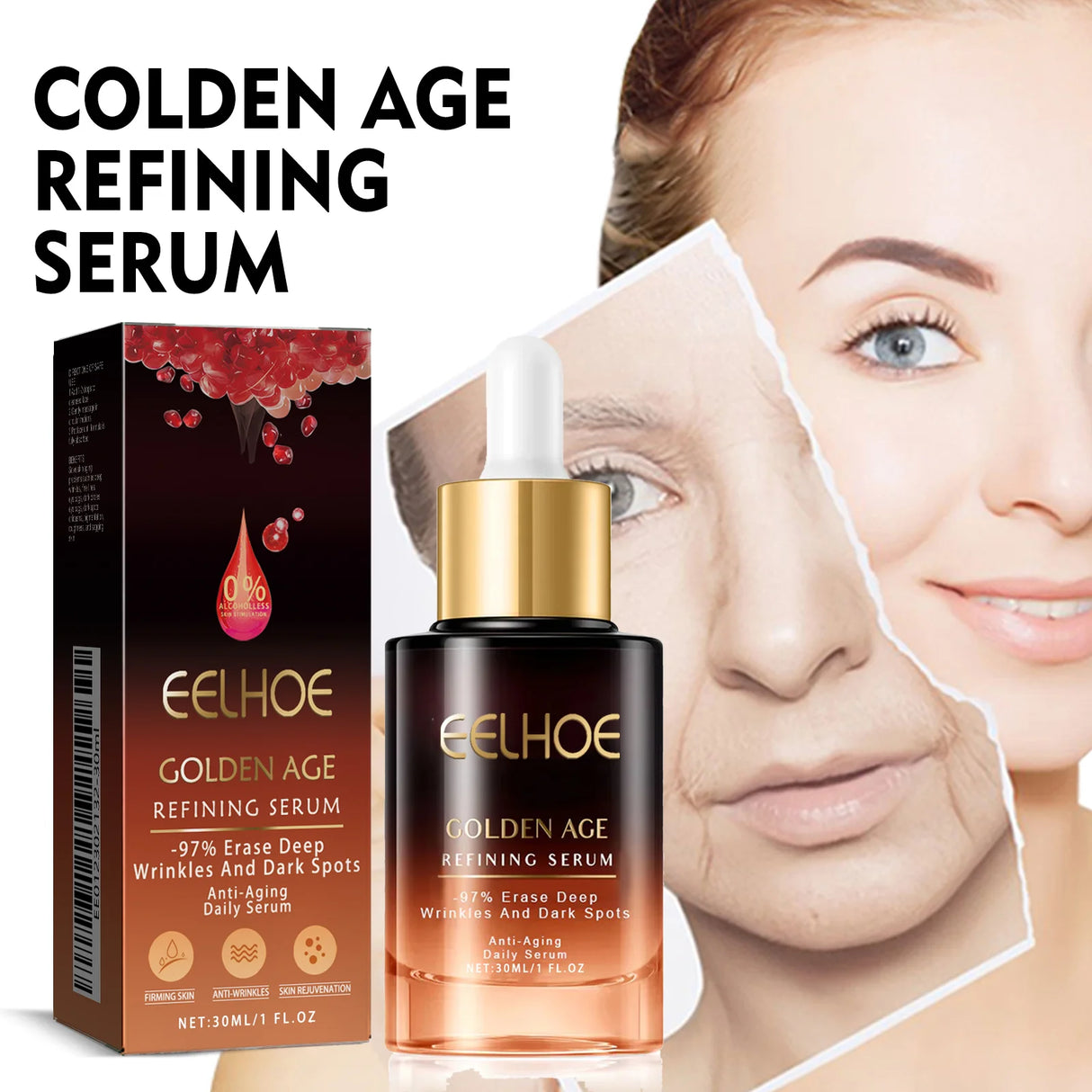 Golden Age Essence 30ml for Hydration and Skin Tightening